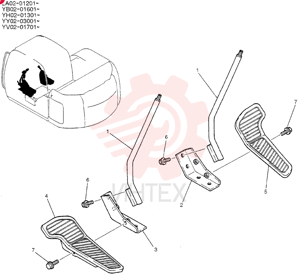 LEVER ASSY. YV50M00003F1