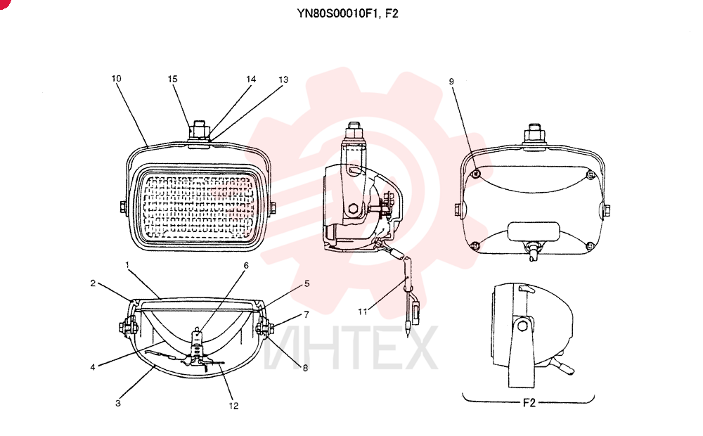 LIGHT ASSY. YN80S00010F1
