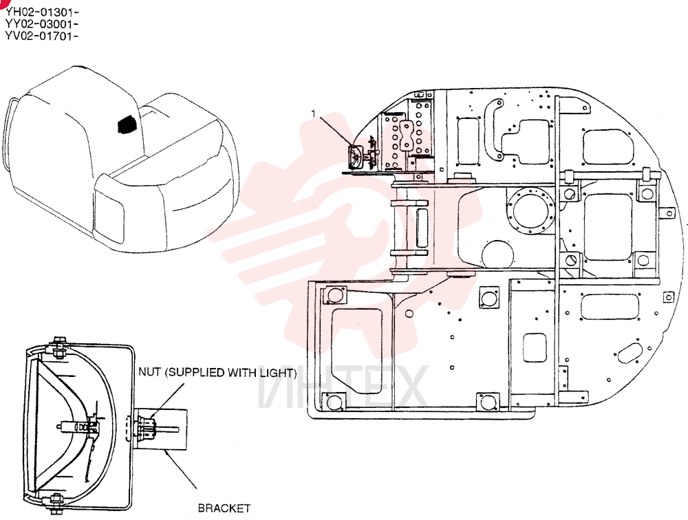 LIGHT ASSY. YX80E00002F1