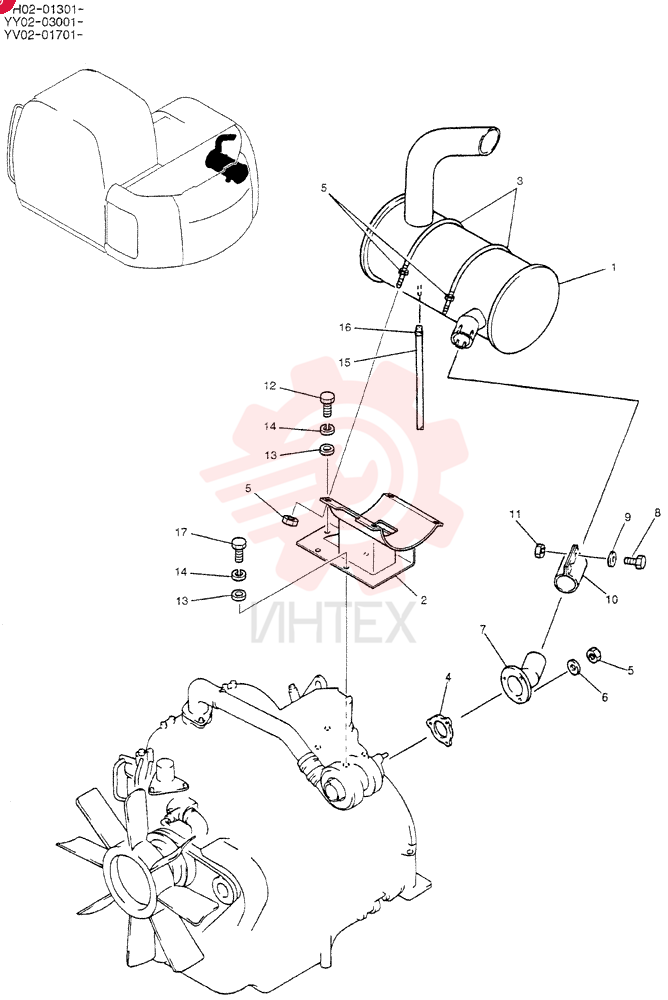 MUFFLER YY12P00003F1