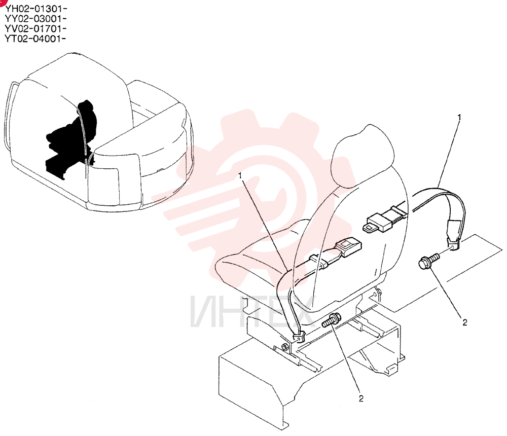 SAFETY BELT YT25M00022F1