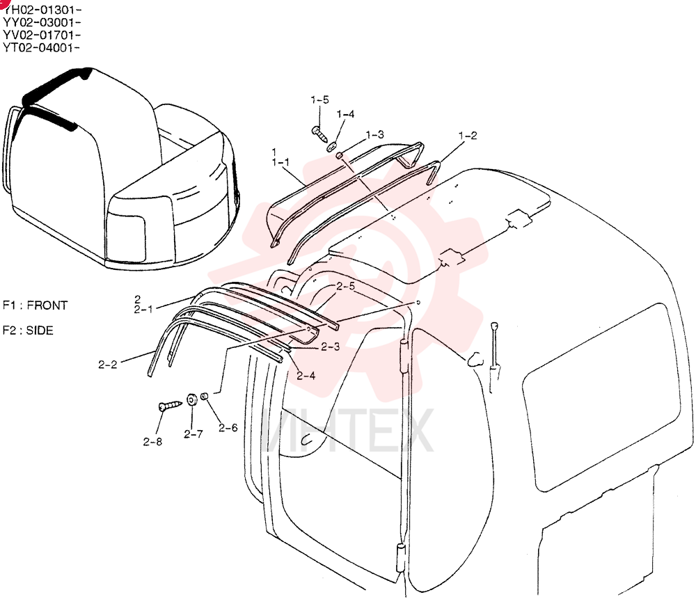 SUN VISOR YT55C00001F1