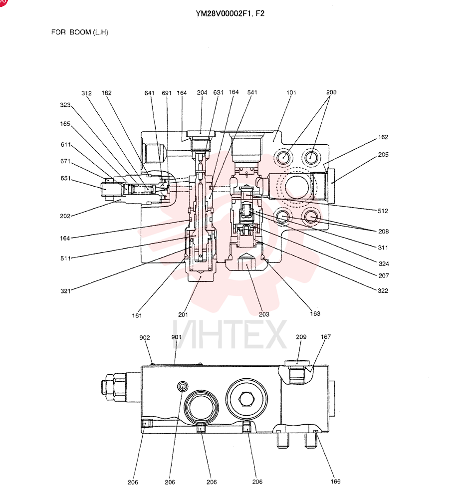 VALVE YM28V00002F1