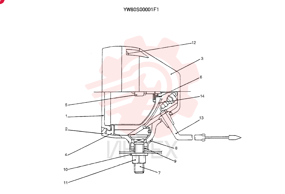 LIGHT ASSY. YW80S00001F1