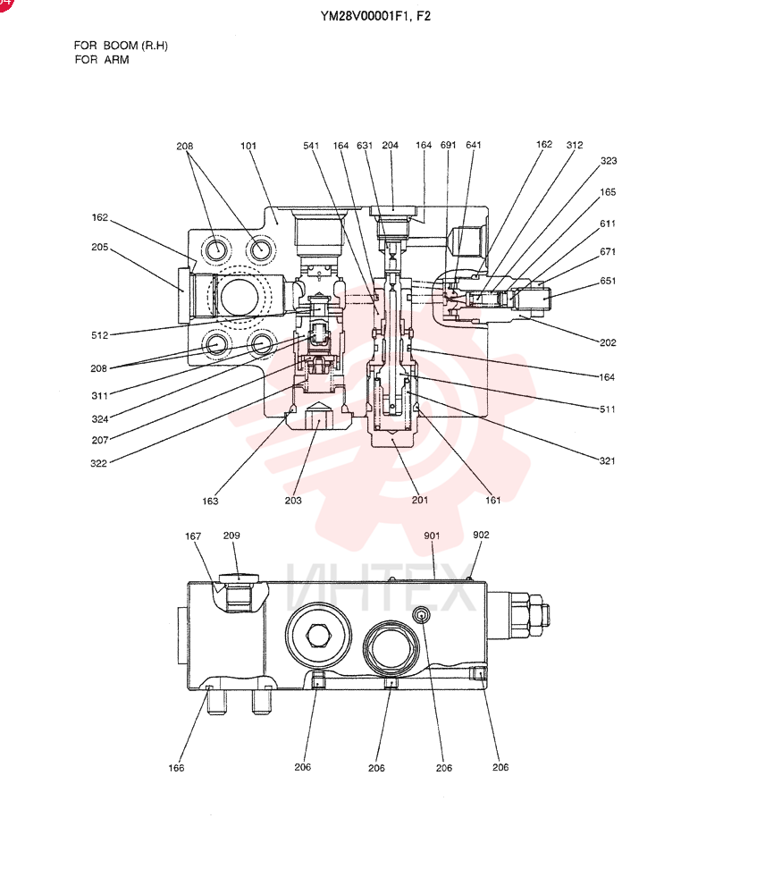 VALVE YM28V00001F1
