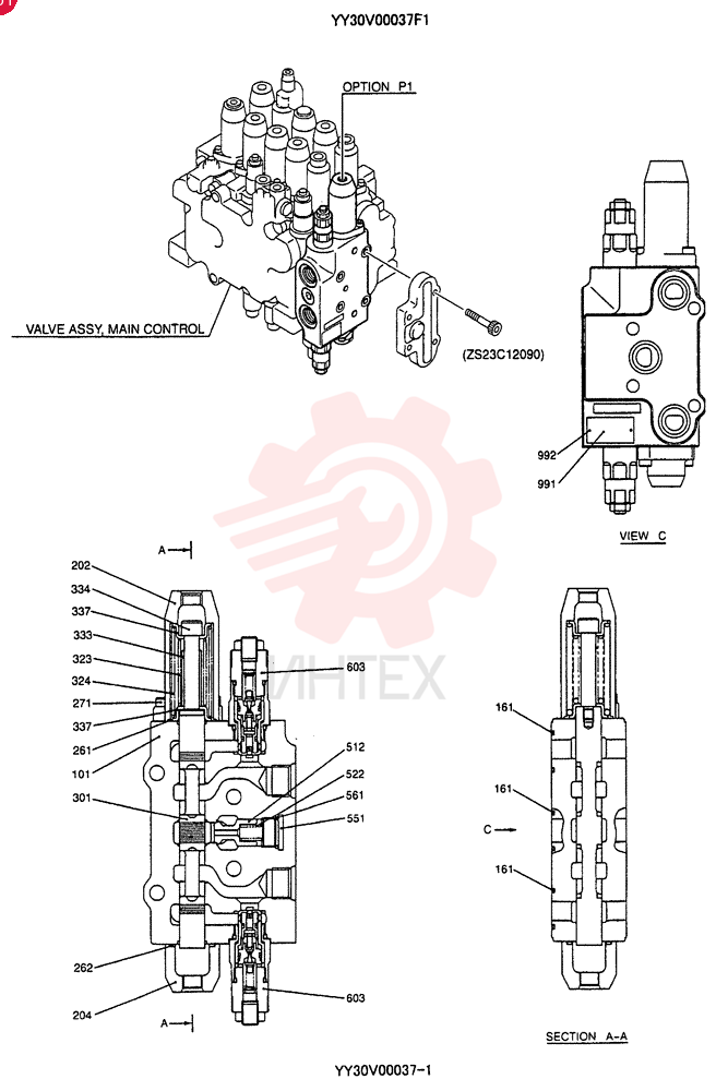 CONTROL VALVE YY30V00037F1