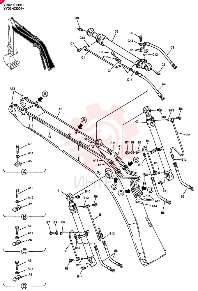 CYLINDER ASSY. YY01V00001F1 (1)