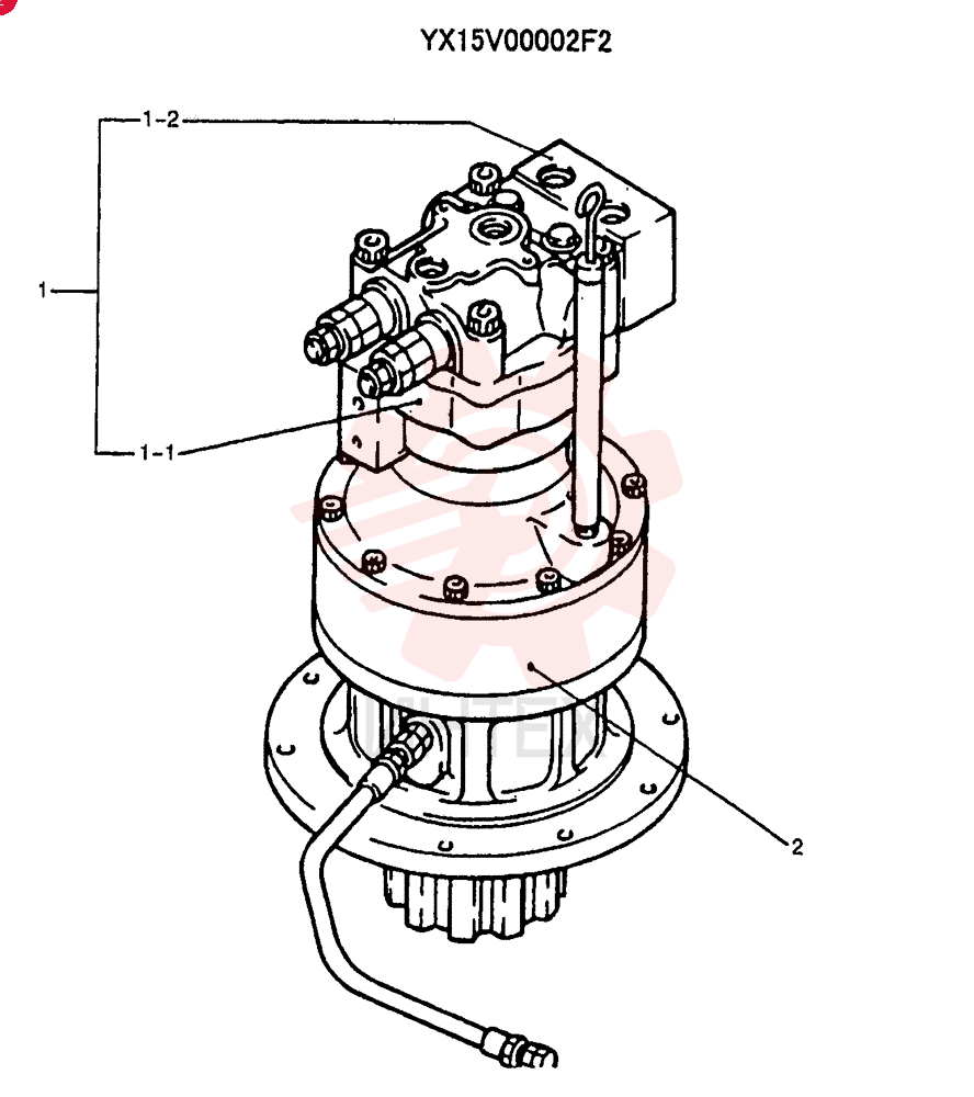 HYDRAULIC MOTOR YX15V00002F2