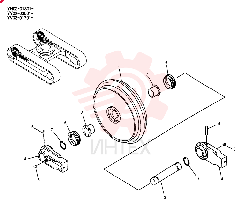 IDLER YX52D00003F1