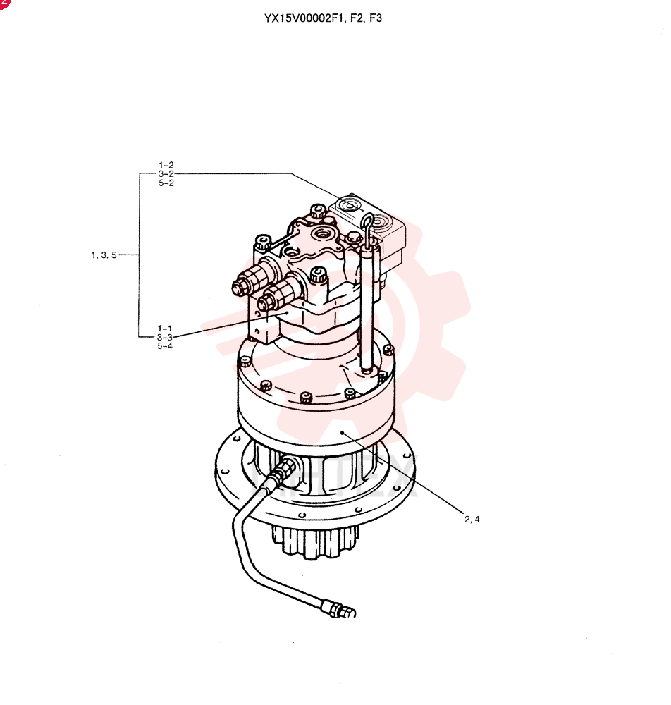 HYDRAULIC MOTOR YX15V00002F1