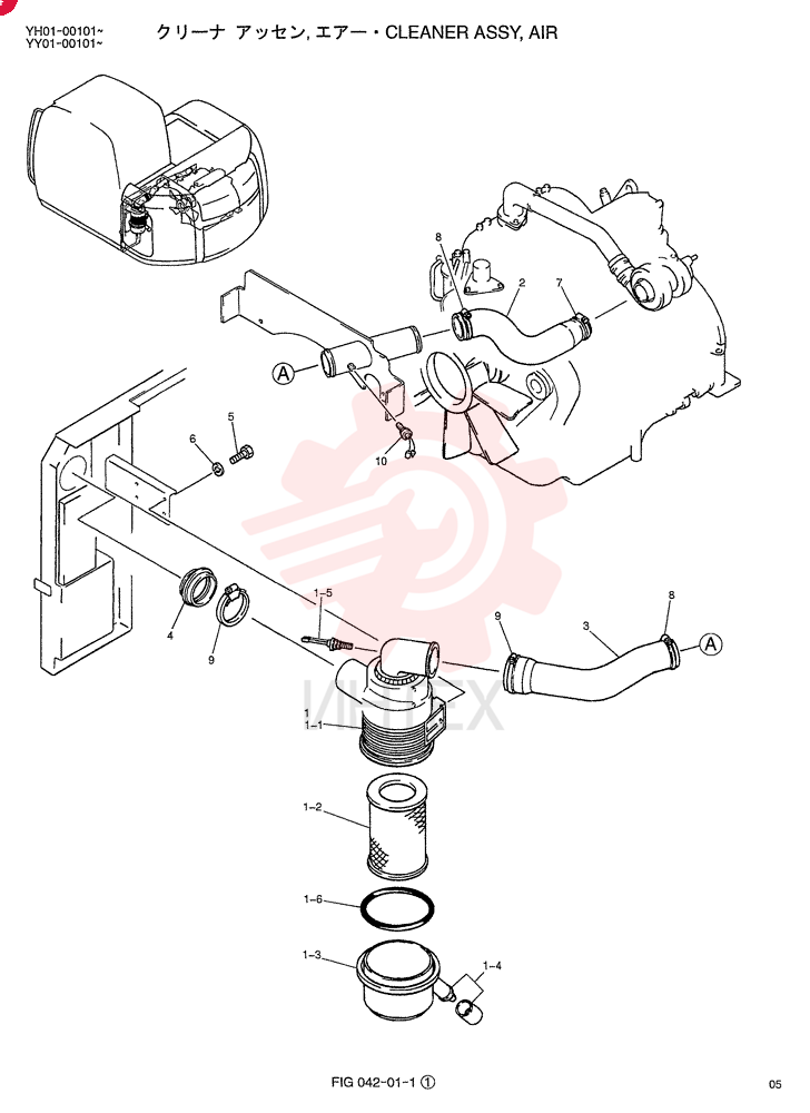 CLEANER ASSY, AIR YX11P00003F1