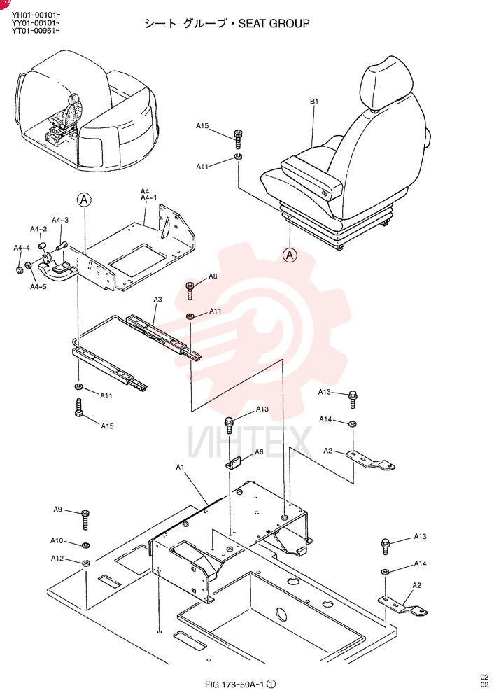 DRIVER SEAT YT25M00018F1