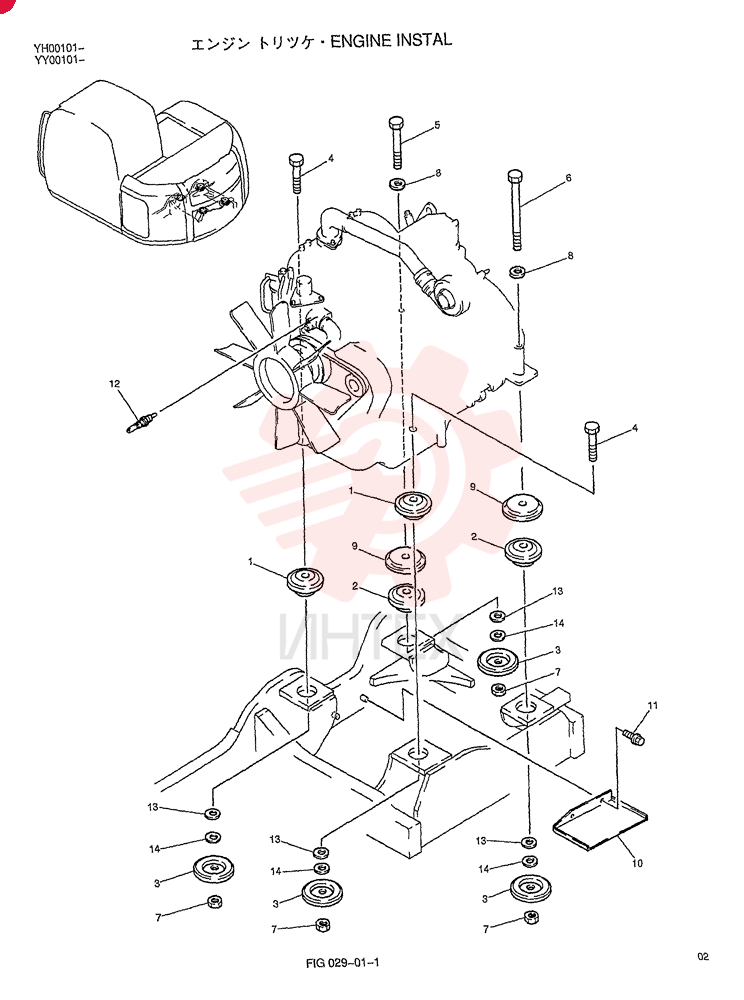 ENGINE INSTAL YX02P00002F1