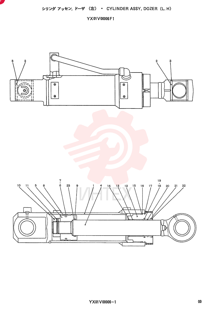 HYDRAULIC CYLINDER YX01V00006F1