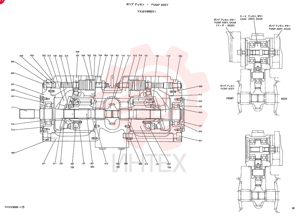 HYDRAULIC PUMP YX10V00003F1