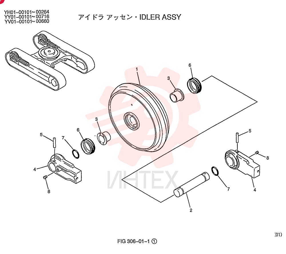 IDLER YX52D00003F1