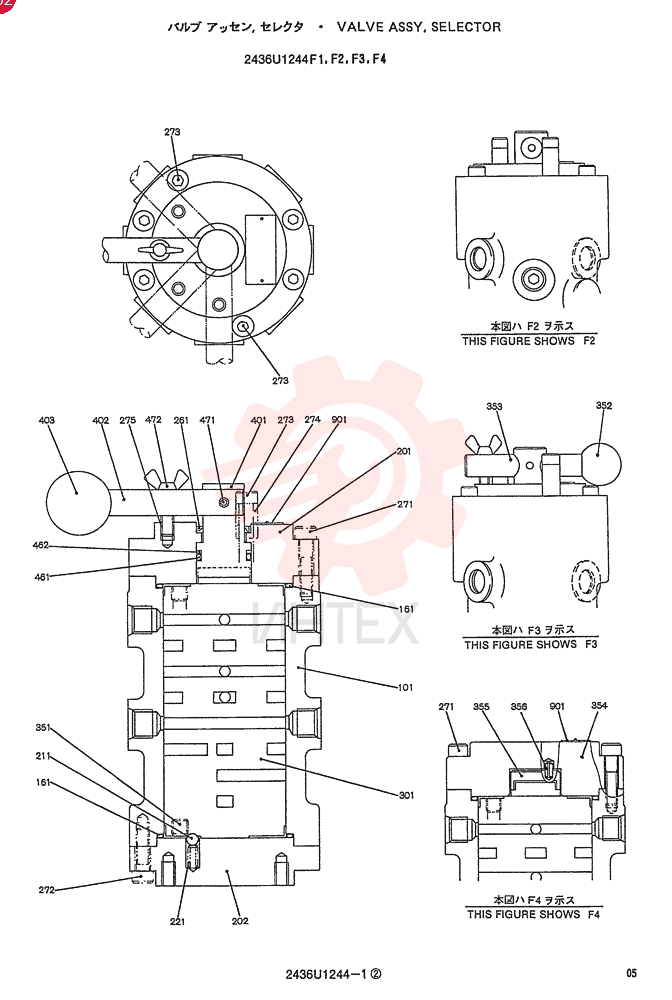 VALVE 2436U1244F1