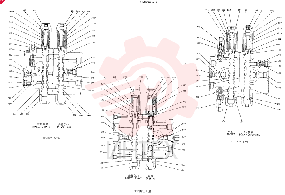 VALVE ASSY, CONTROL YY30V00015F1 (2)