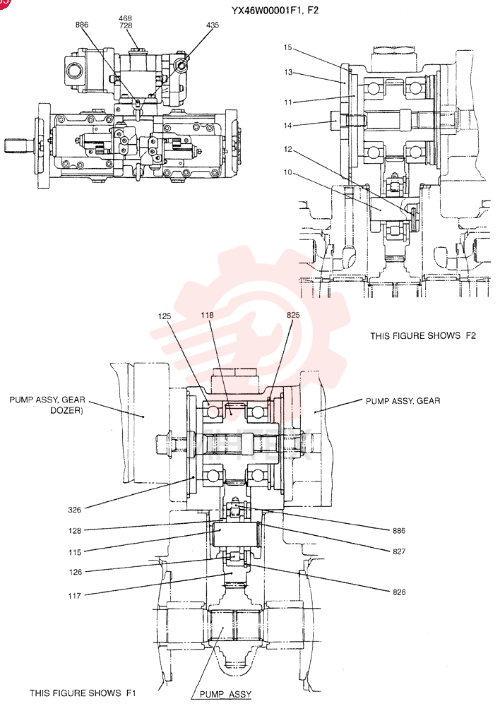 CASE ASSY. YX46W00001F1