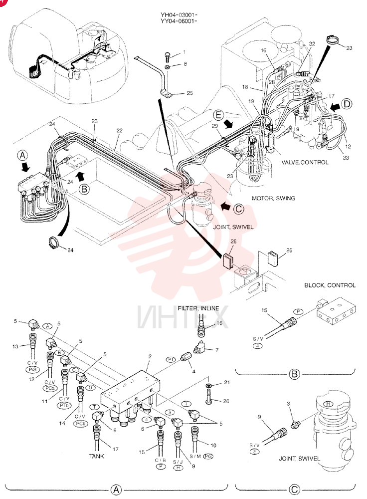 CONTROL LINES, VALVE YY64H00046F2 (3)