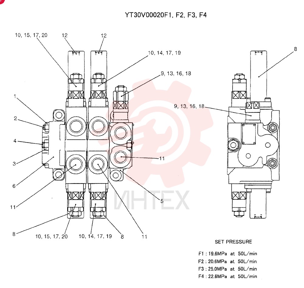 CONTROL VALVE YT30V00020F1