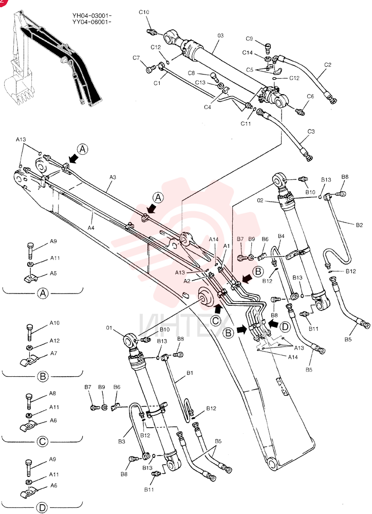 CYLINDER ASSY. YY01V00001F1 (1)
