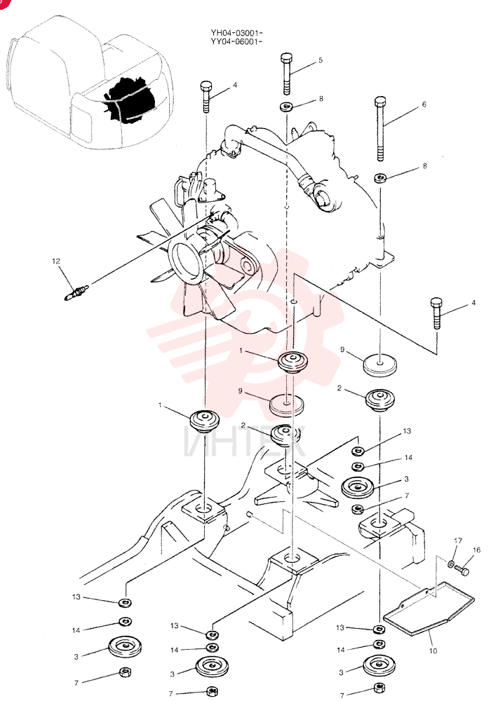 ENGINE YY02P00008F1