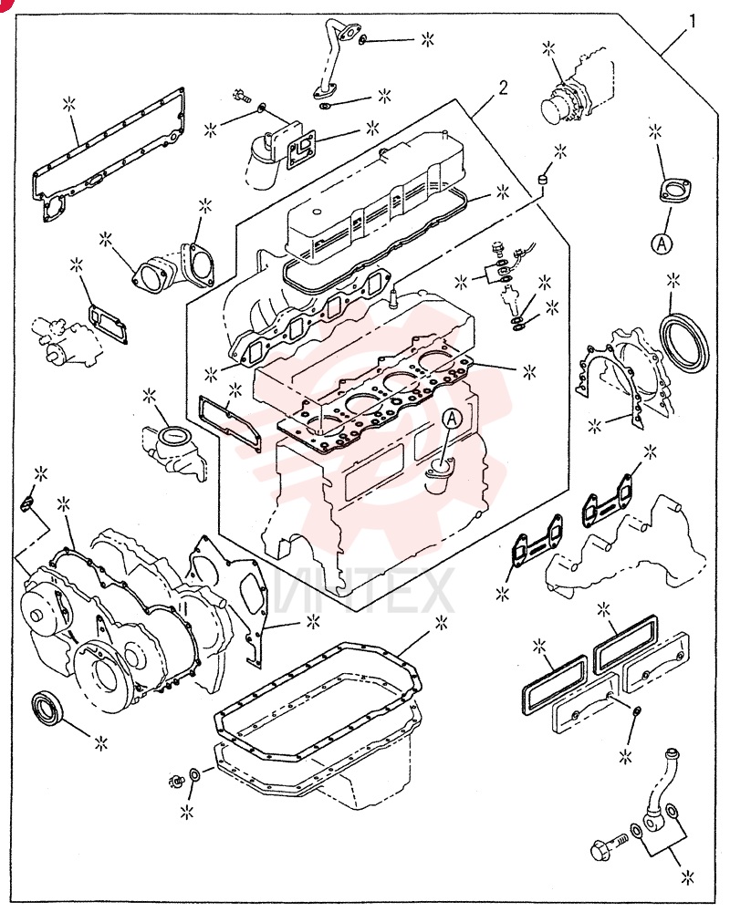 ENGINE GASKET KIT 0-05C