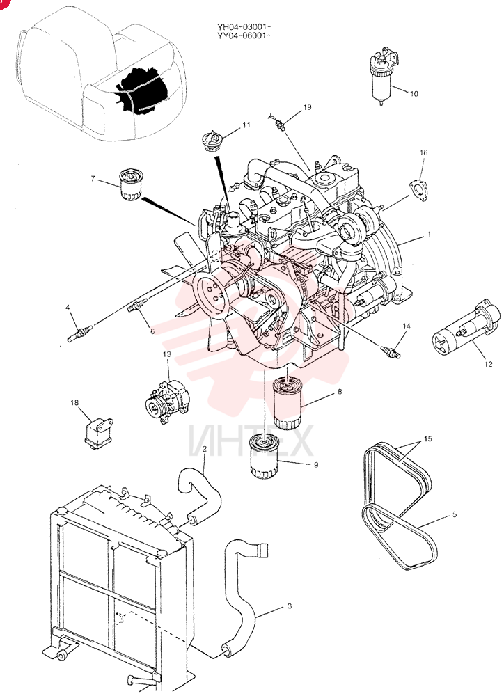 ENGINE YY02P00011F1