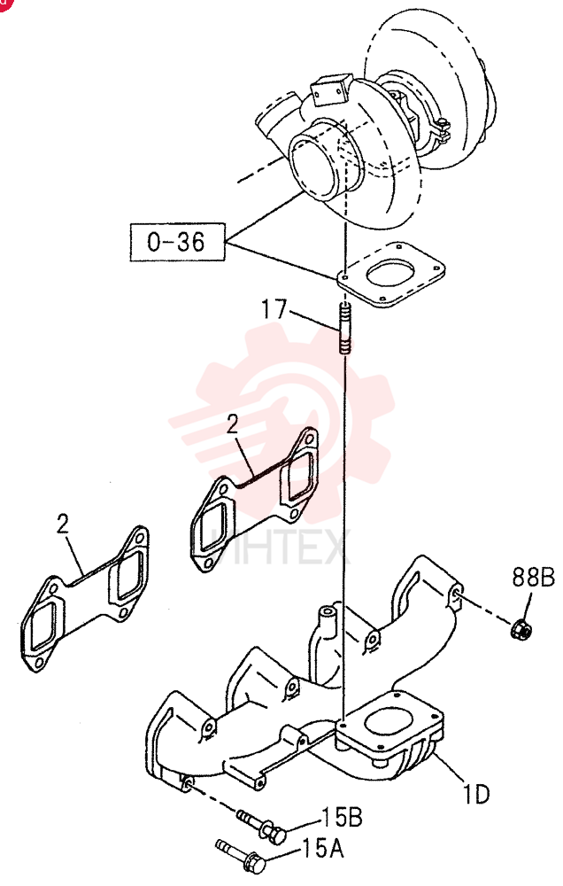 EXHAUST MANIFOLD 0-27C