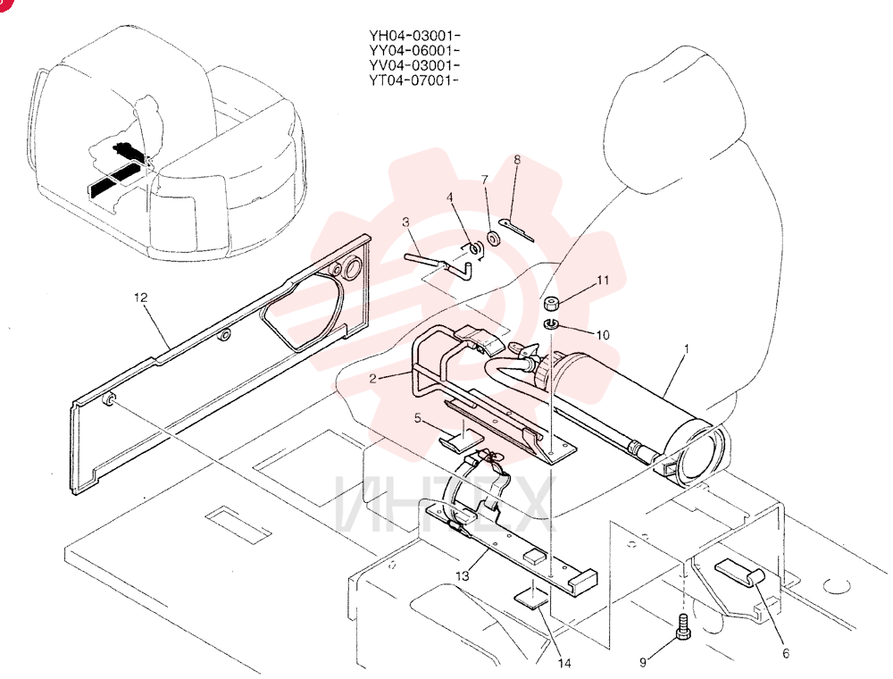 FIRE EXTINGUISHER YT71M00001F1