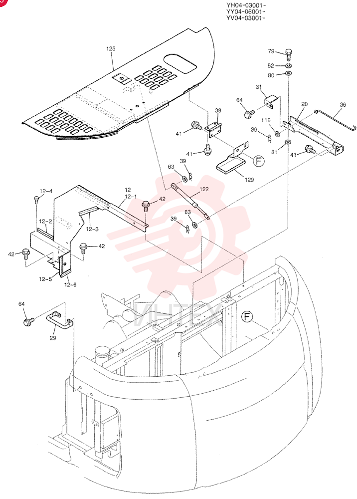 GUARD ASSY. YY21C00010F1 (2)