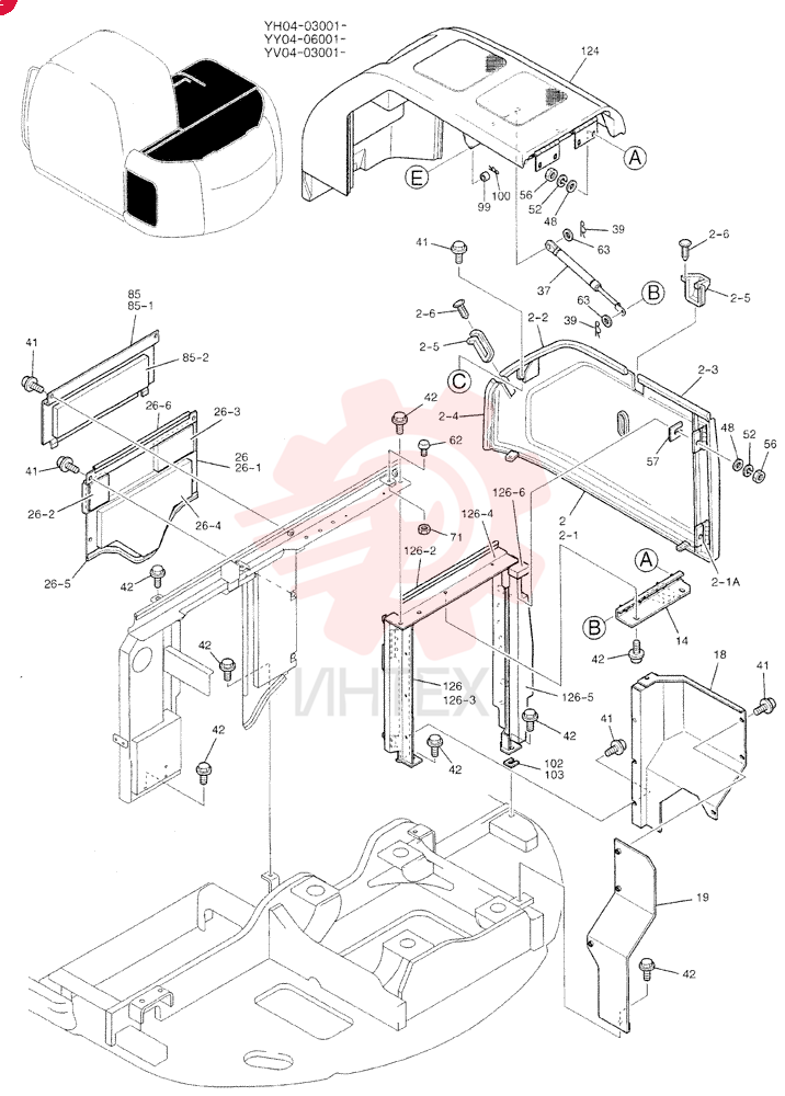 GUARD ASSY. YY21C00010F1 (4)
