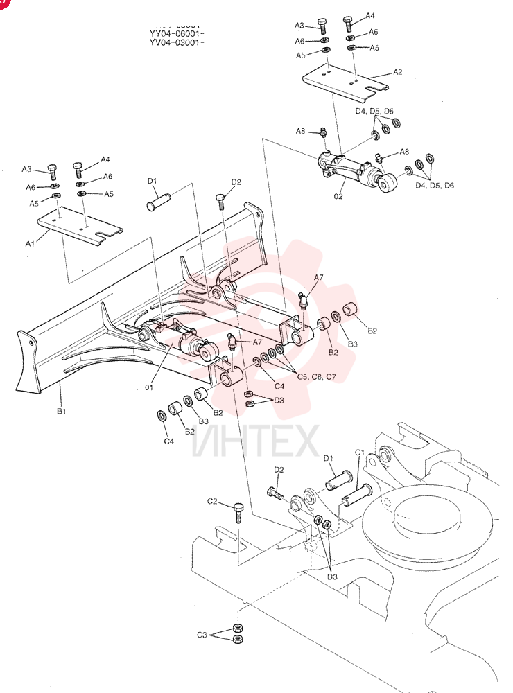 HYDRAULIC CYLINDER YX01V00006F1 (3)