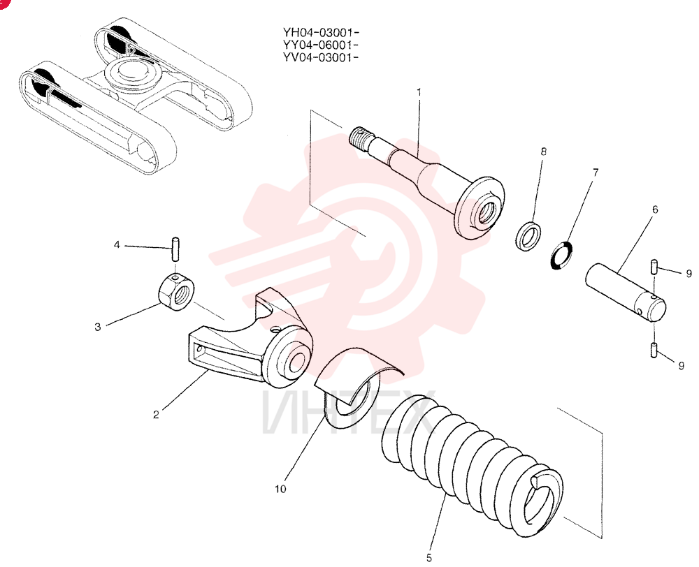IDLER YX54D00002F1