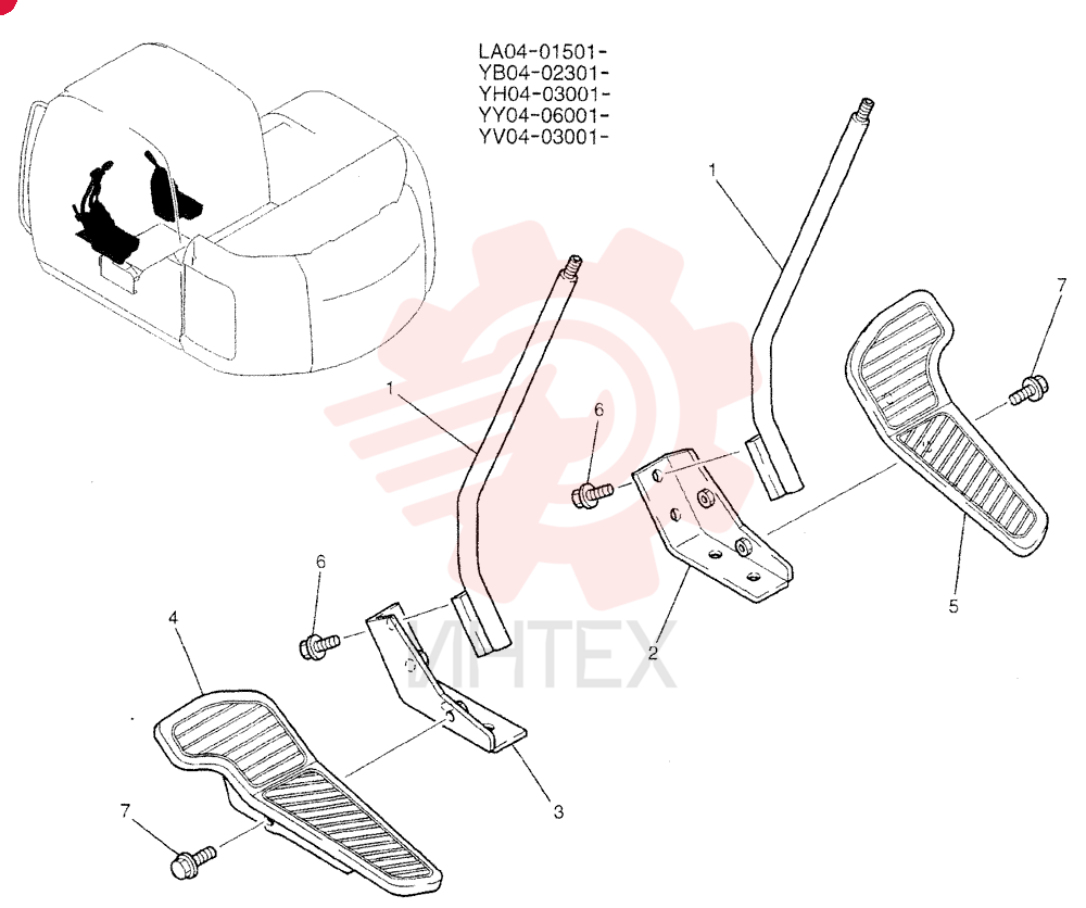 LEVER ASSY. YV50M00003F1