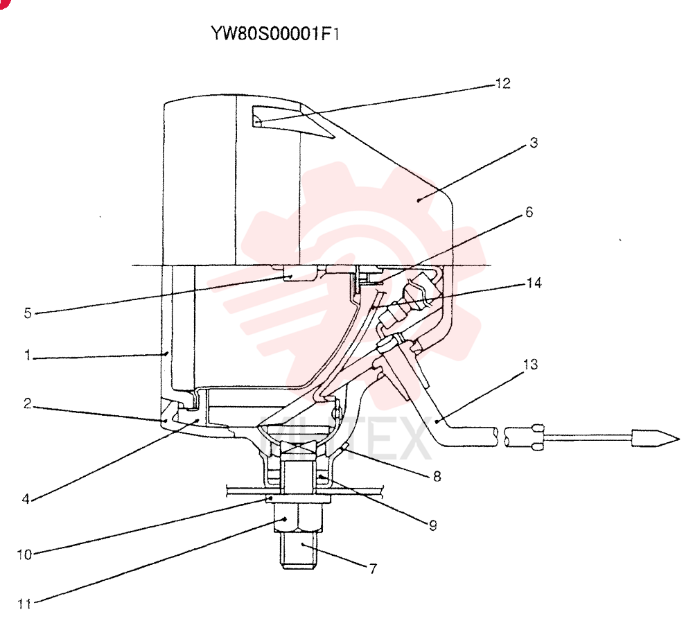 LIGHT ASSY. YW80S00001F1