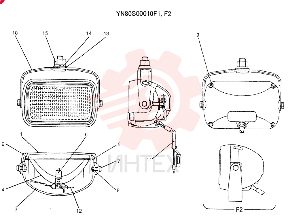 LIGHT ASSY. YN80S00010F1