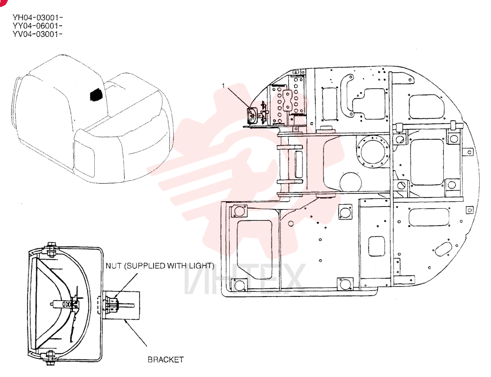 LIGHT ASSY. YX80E00002F1