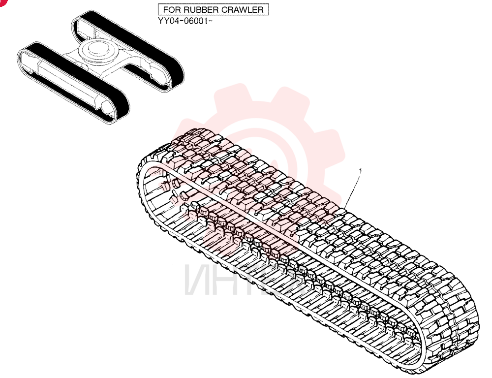 RUBBER YX61D00001P1