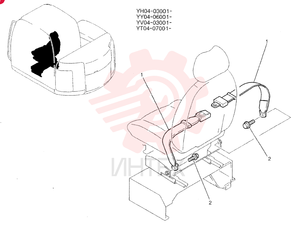 SAFETY BELT YT25M00022F1