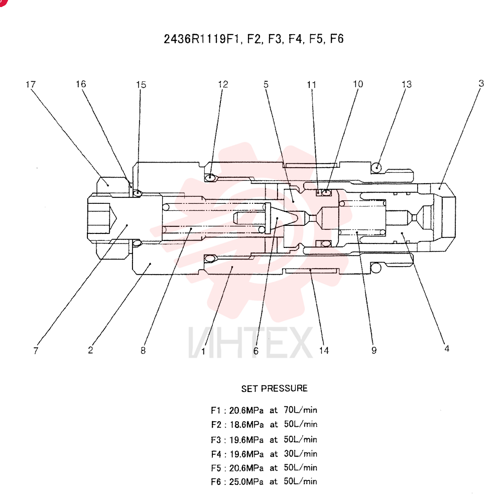 VALVE 2436R1119F1