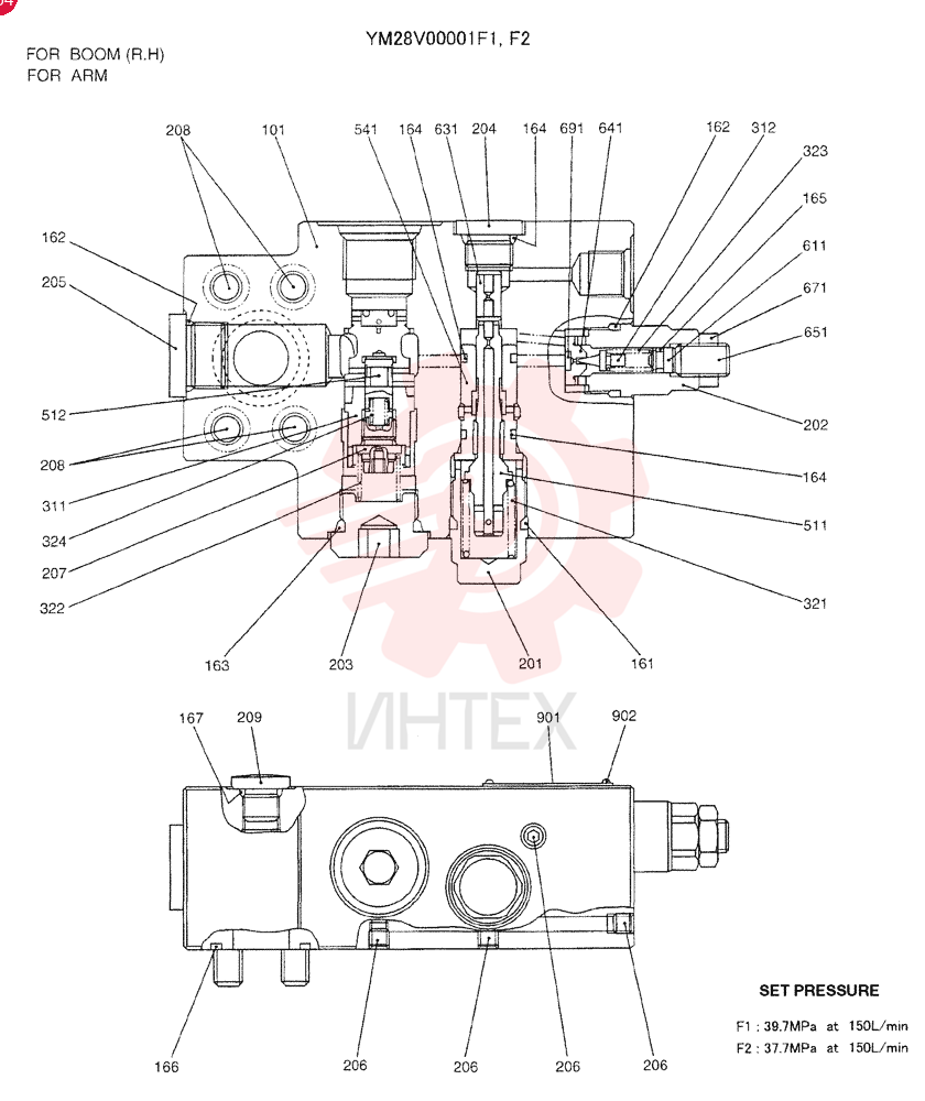 VALVE YM28V00001F1