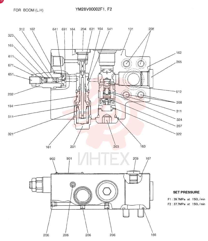 VALVE YM28V00002F1