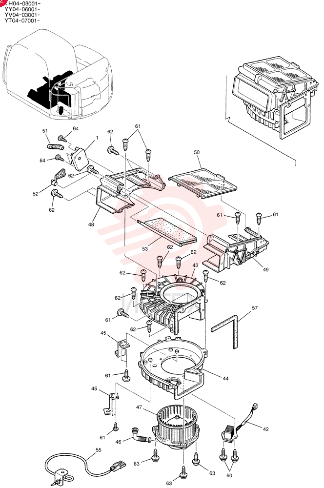 AIR CONDITIONER,Assembly YT20M00004F2 (1)