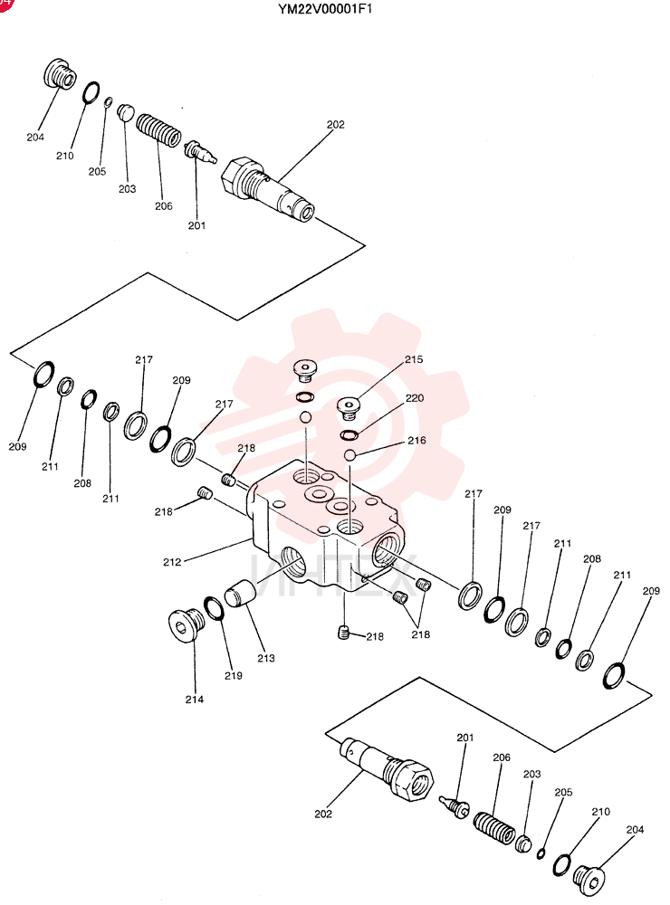 CHECK VALVE YM22V00001F1