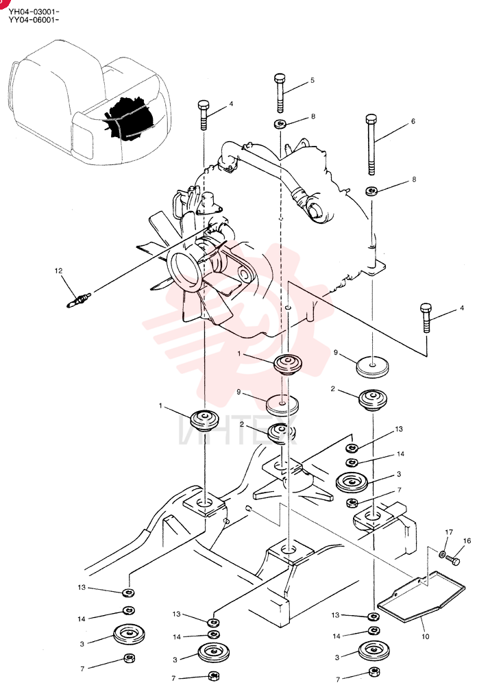 ENGINE YY02P00008F1