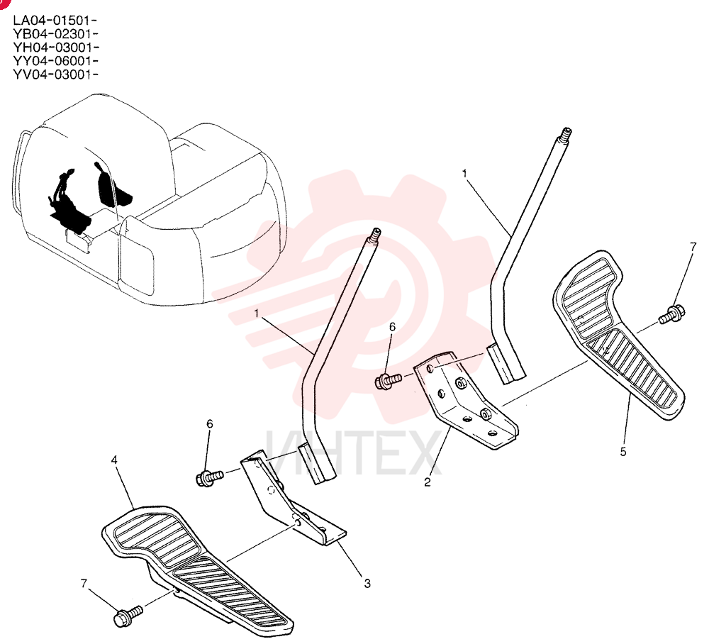 LEVER ASSY. YV50M00003F1