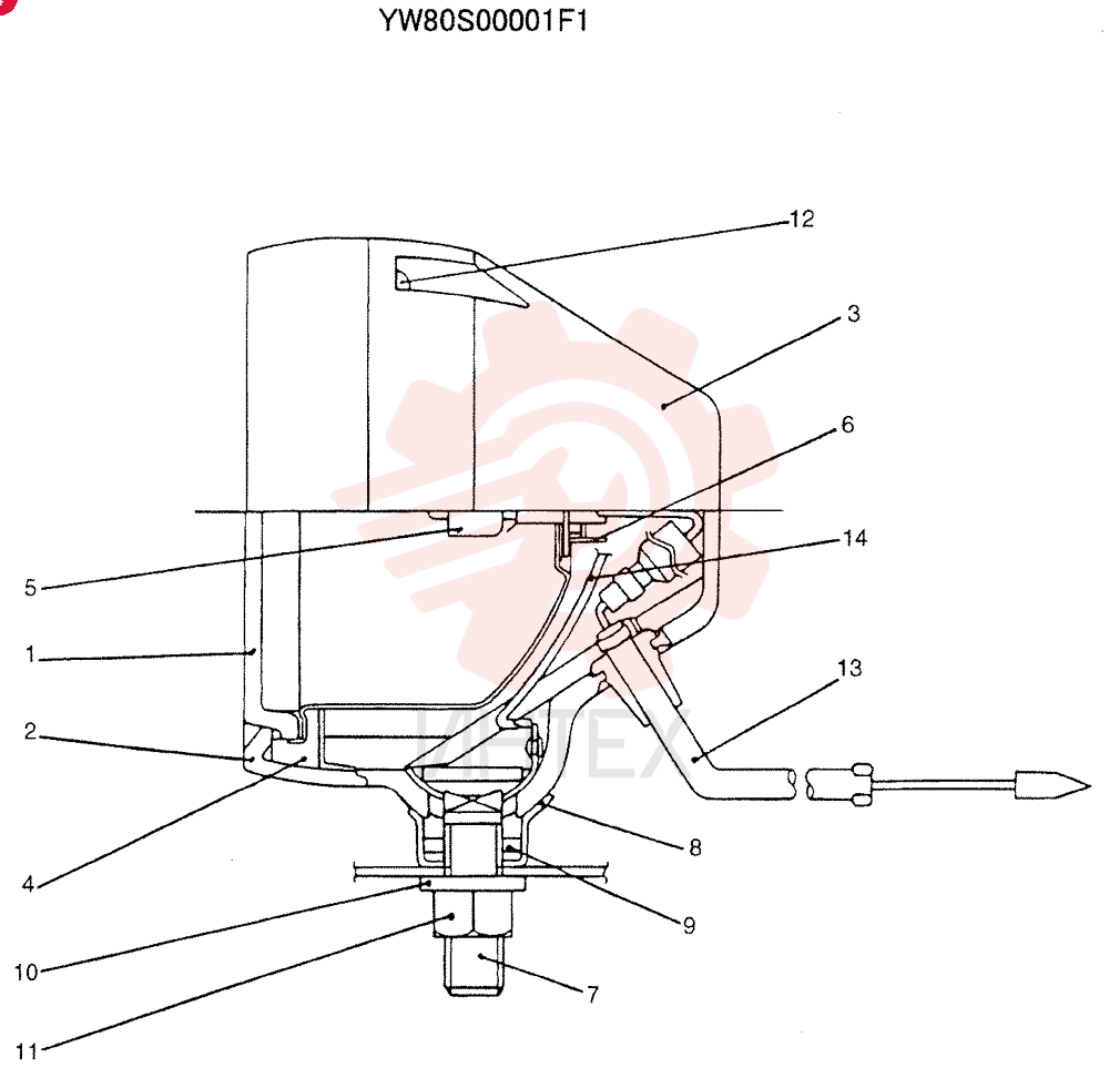 LIGHT ASSY. YW80S00001F1