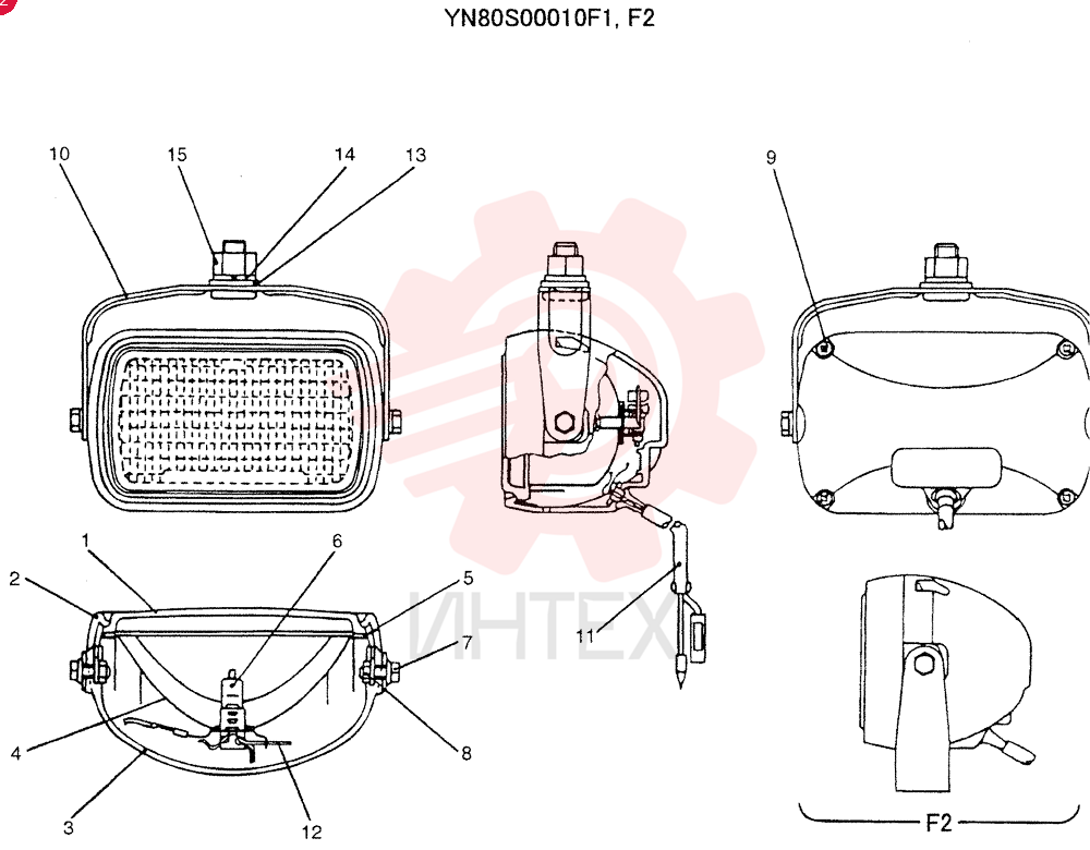 LIGHT ASSY. YN80S00010F1